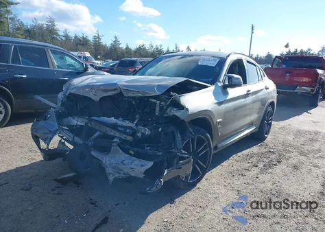 2021 BMW X4 M из США, поврежденный, VIN 5YMUJ0C04M9G87375